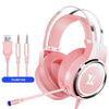 Wired Gaming Headset with Microphone – Over-Ear PC Computer Headphones for Gaming, Music & Mobile