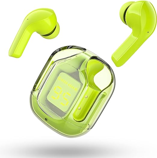 Wireless Bluetooth Earbuds with Digital Display & Touch Control